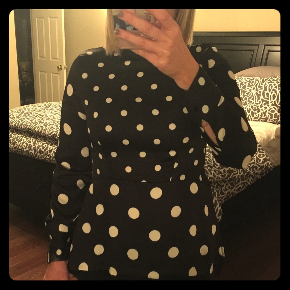 H&M polka dot Top